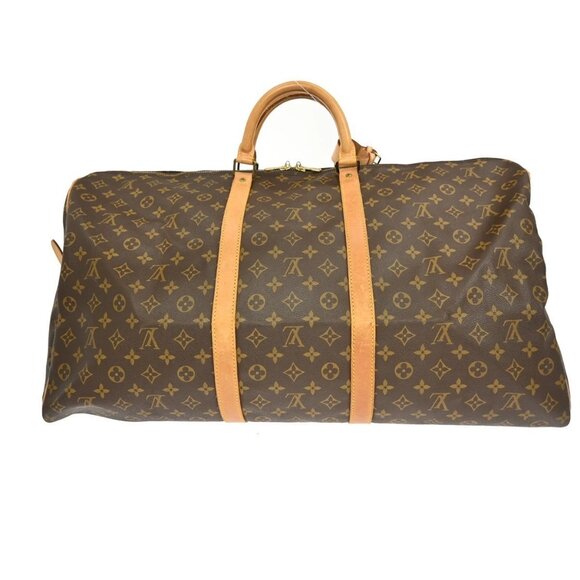 LOUIS VUITTON MONOGRAM KEEPALL BANDOULIERE 60 DUFFLE BAG M41412 VI0961 YQ02082 - Picture 2 of 9